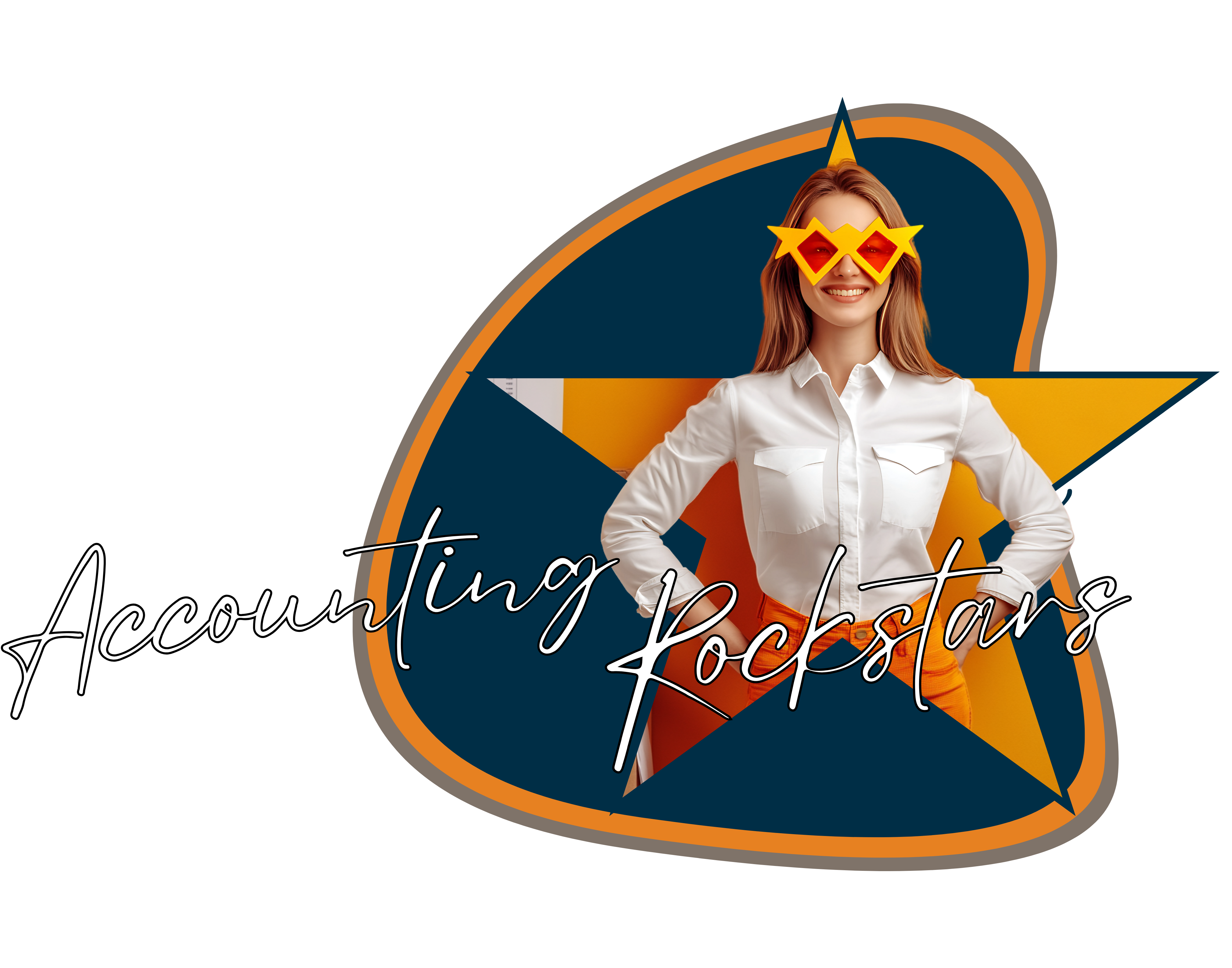 burnt-orange-accounting-accouting-rockstars2 An image showcasing the essence of 'Accounting Rockstars,' featuring dynamic burnt orange accents. A confident and energetic accountant strikes a bold pose, symbolizing innovation and expertise. The sleek, modern backdrop subtly integrates elements like financial charts and industry-related items, blending professionalism with a daring, rockstar-inspired vibe.